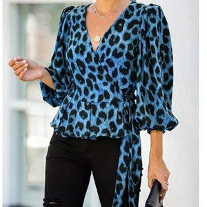 Leopard Print Inspired Pattern Top